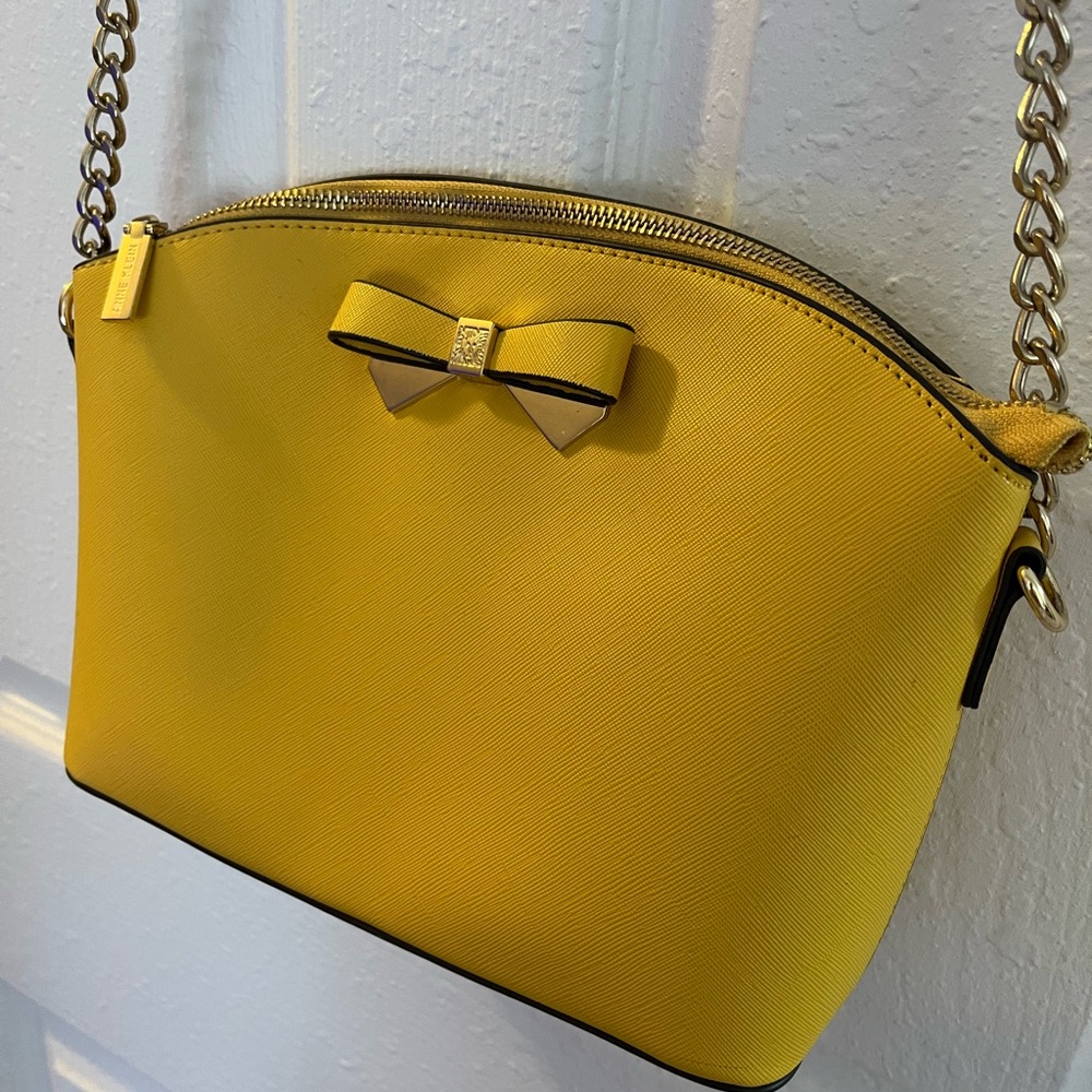 Anne Kline Yellow Purse